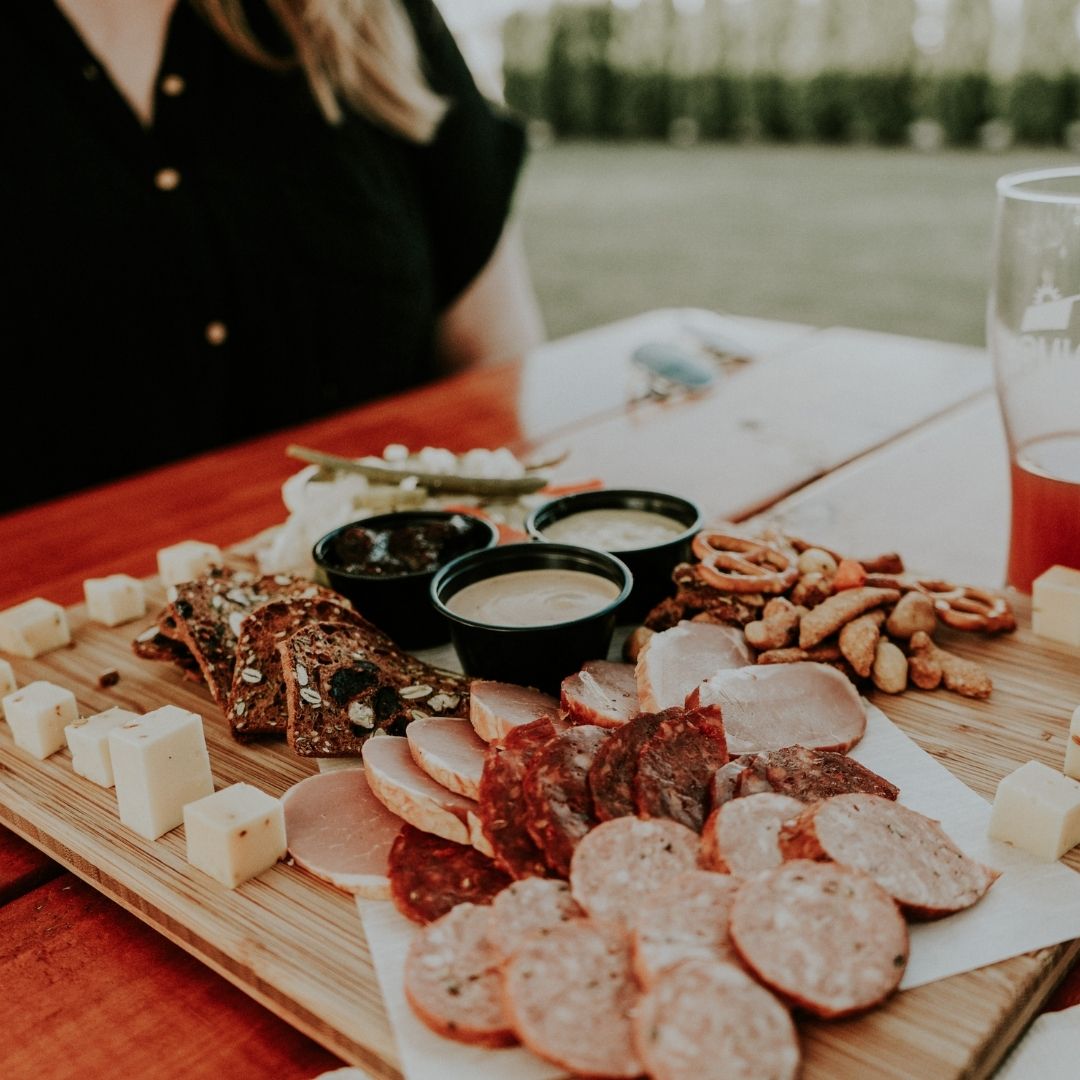 a charcuterie board