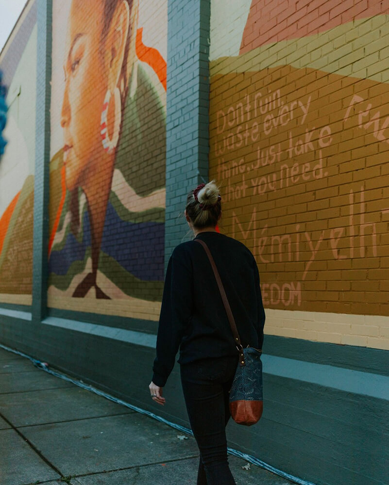 Woman walking