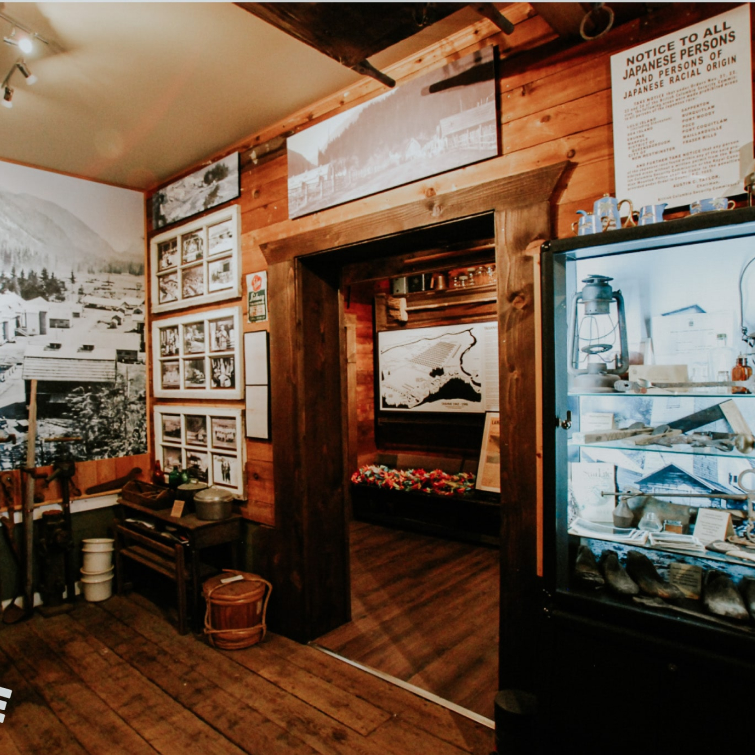 Interior of a museum showcasing diverse pictures and artifacts from various eras and cultures.