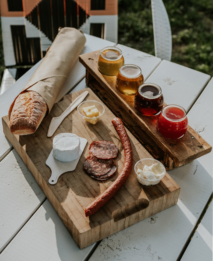 Beer And Charcuterie Flight