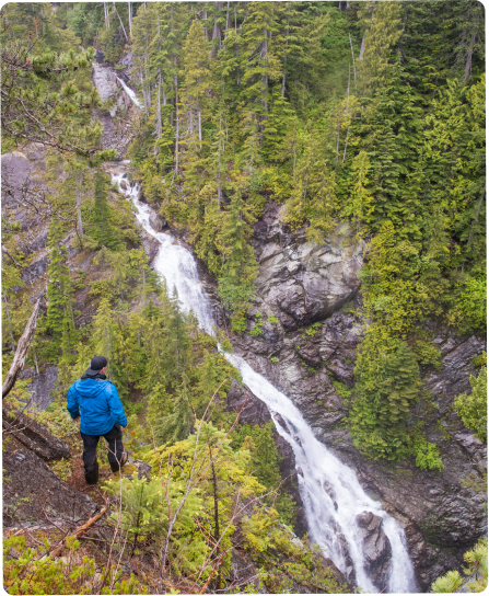 Chilliwack Man Looks At River From Cliff