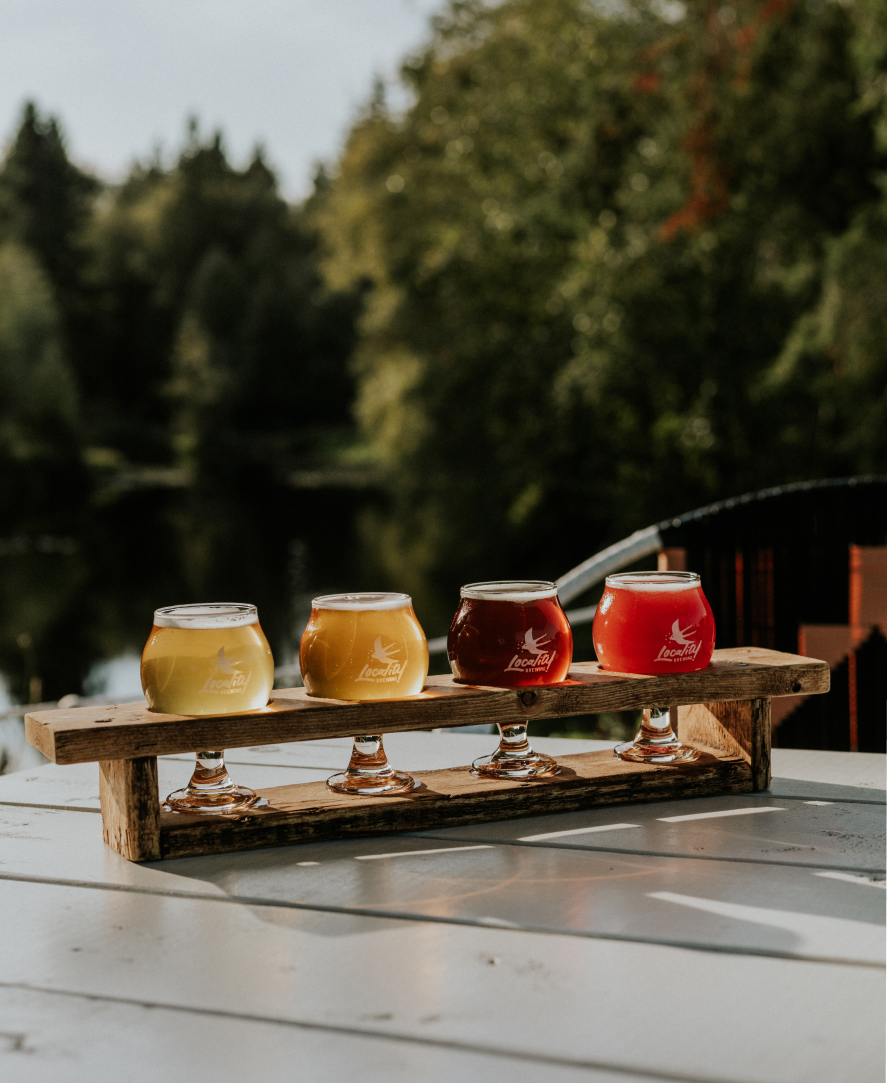 Fraser Valley Craft Beer Flight