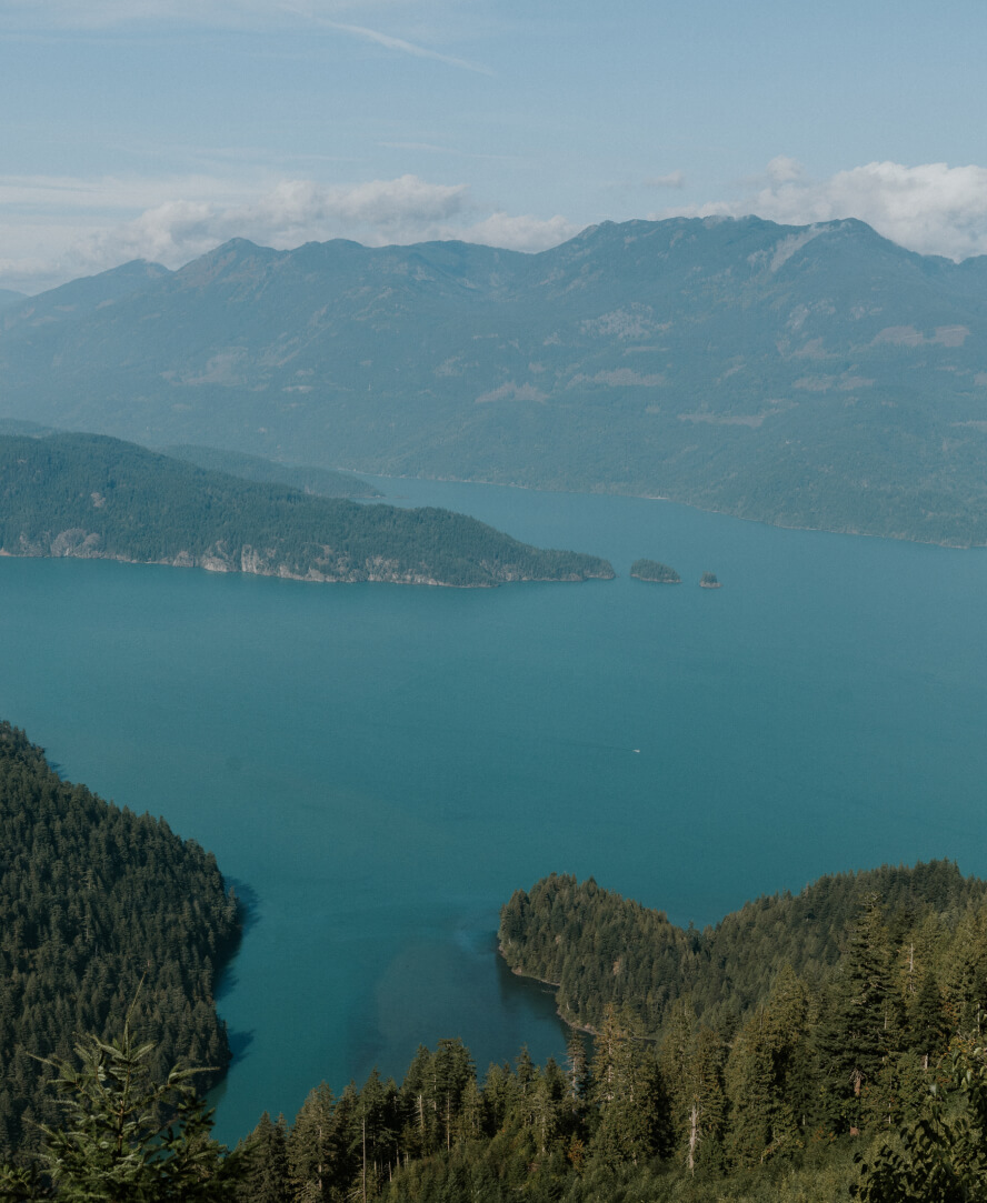 Harrison Aerial View Of Lake