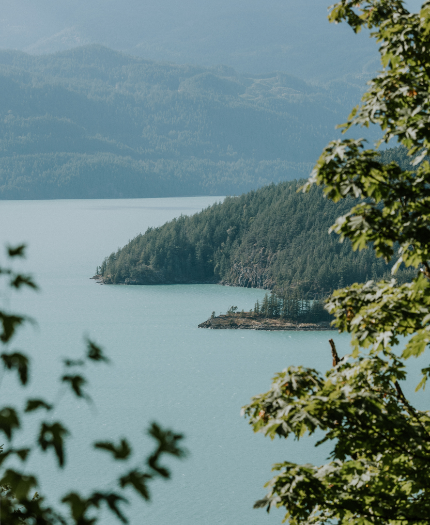 Harrison Sunny View Of Lake And Island