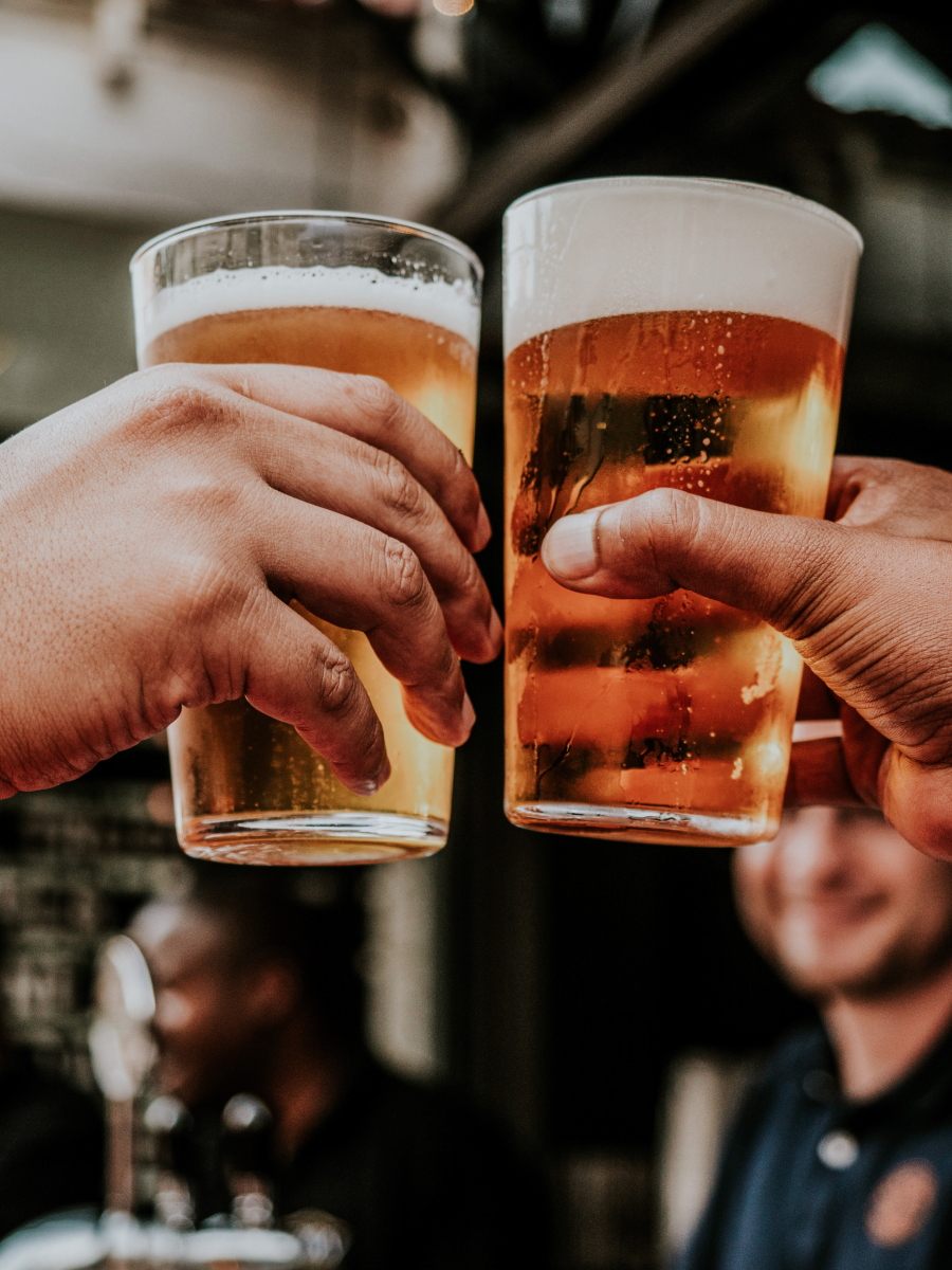 Beer glasses