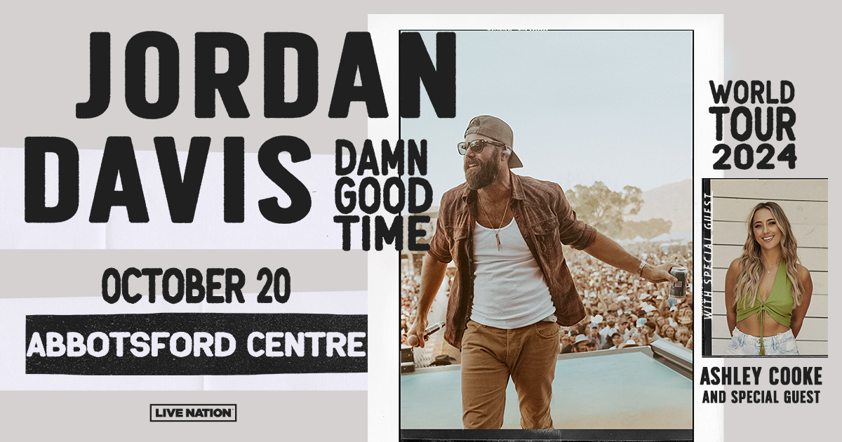 banner for Jordan Davis: The Damn Good Time World Tour