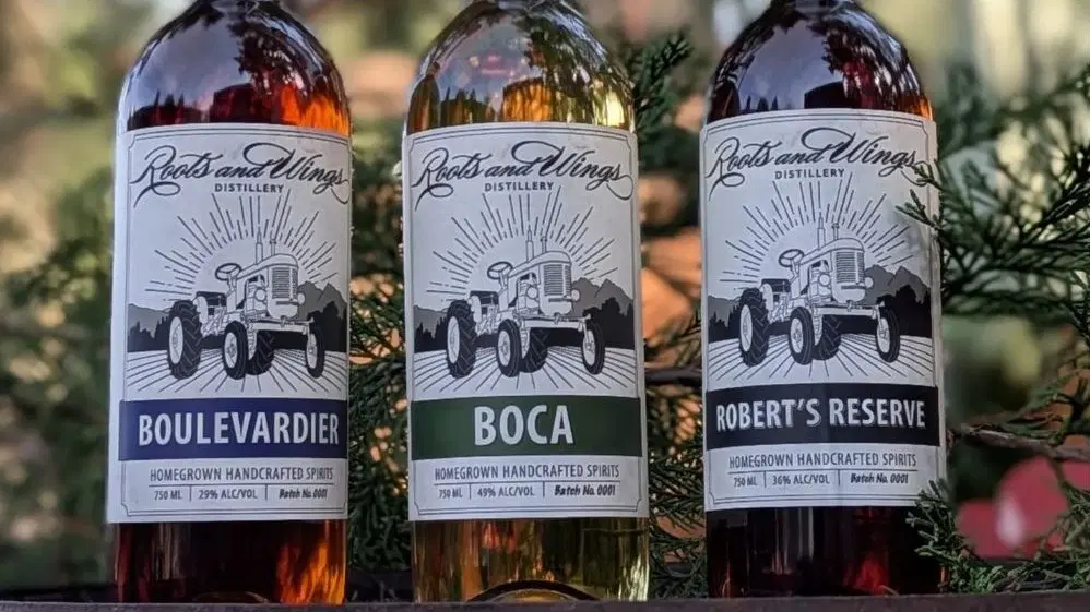 Whisky bottles