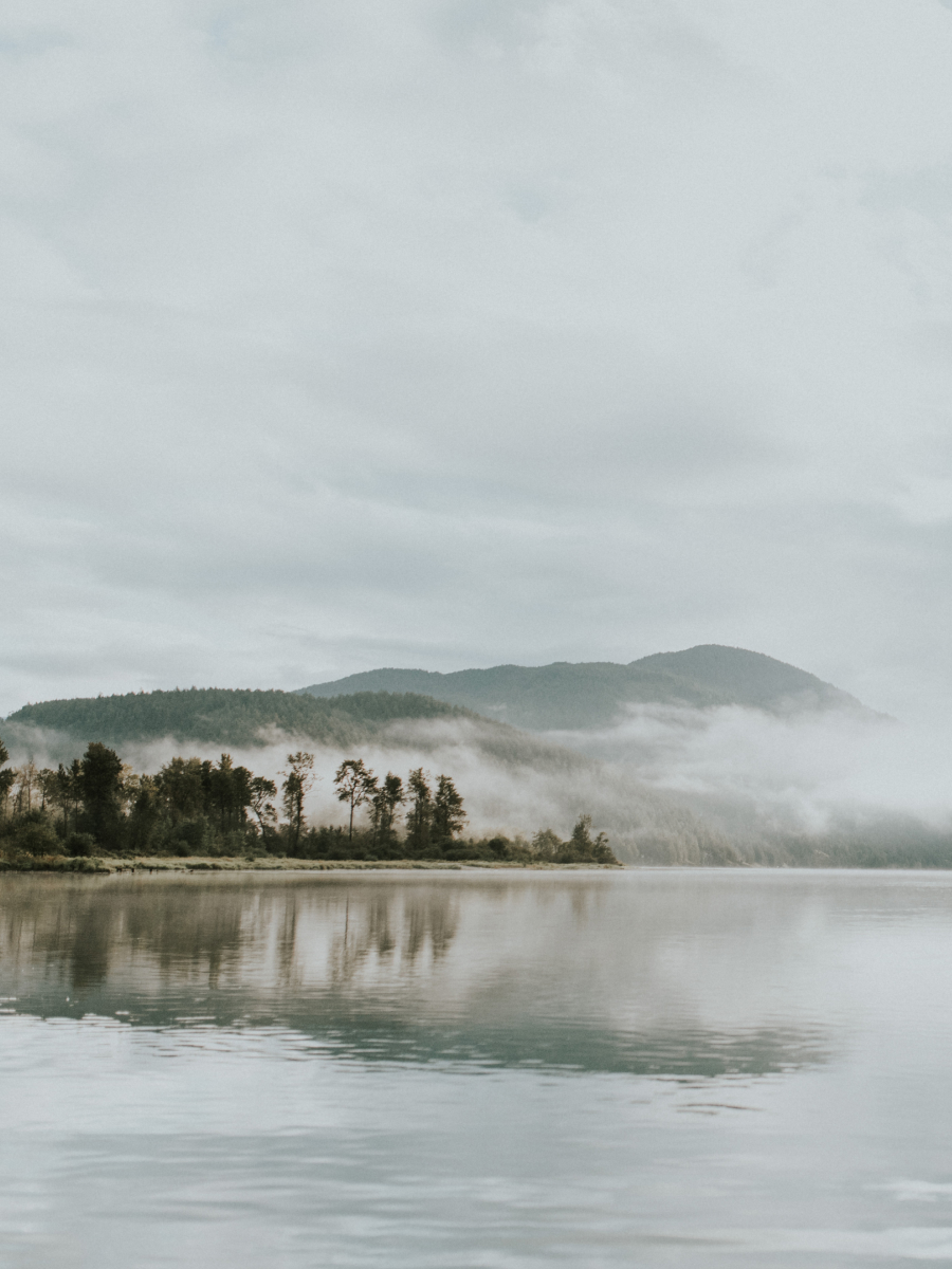 Mountains and ocean