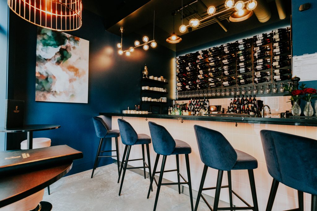 a wine bar