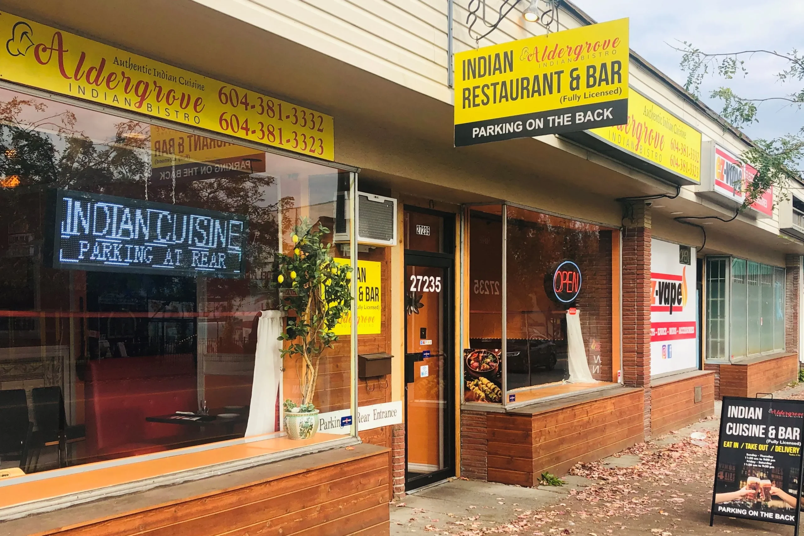 Aldergrove Indian Bistro 1