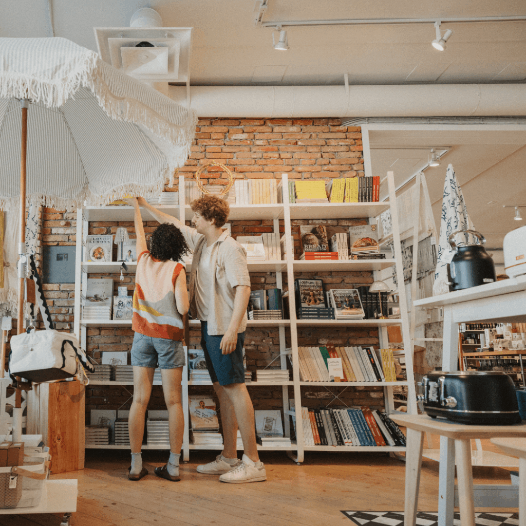 a couple shopping