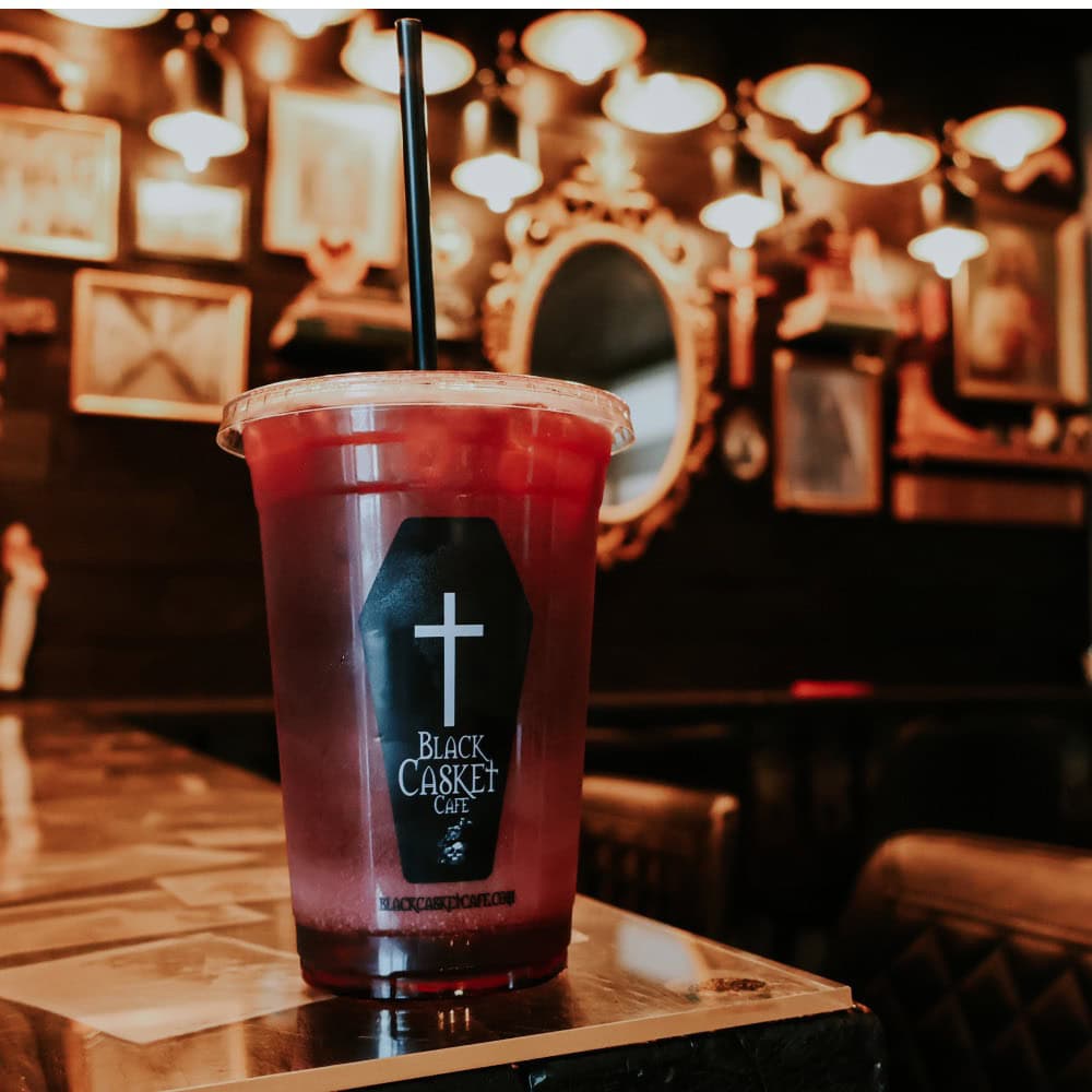 Red Iced to-go cafe beverage