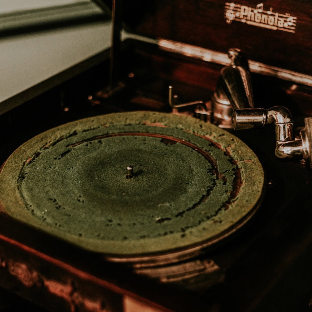 Vintage record player