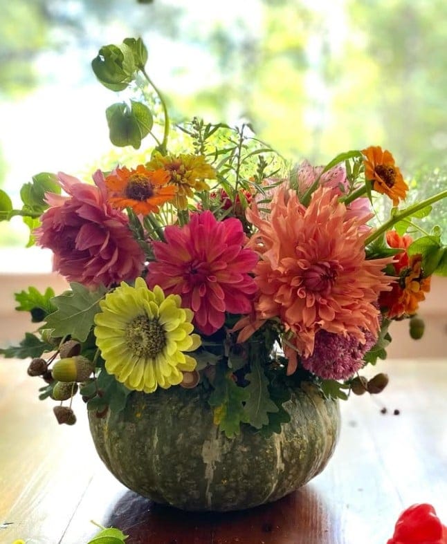 Thanksgiving Pumpkin Centerpiece