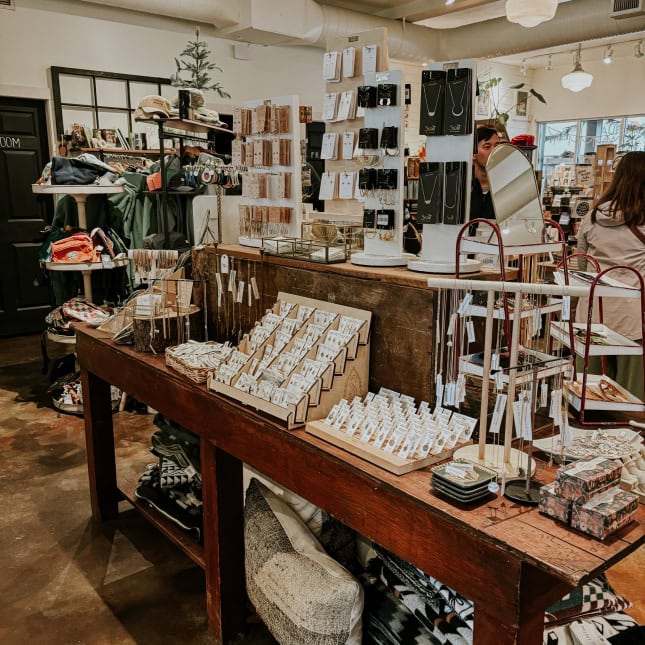 Display of products in store