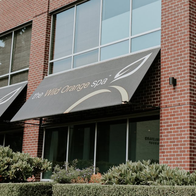 The front of a store