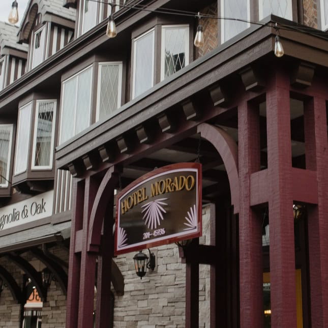 Front of Hotel Morado