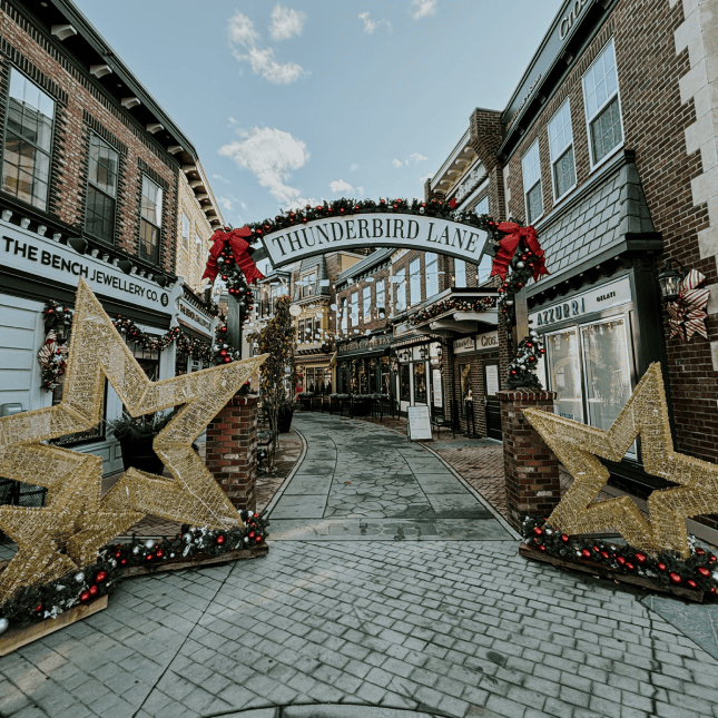 The front entrance to district 1881