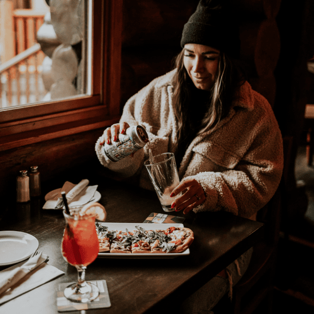 Women sitting at a table