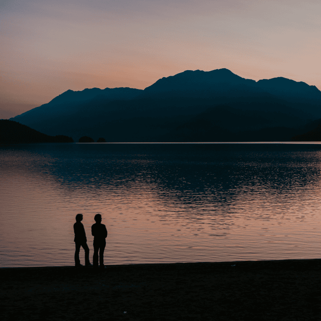 Harrison Lake At Dawn, Harrison Hot Springs, BC 3 MF 019 1
